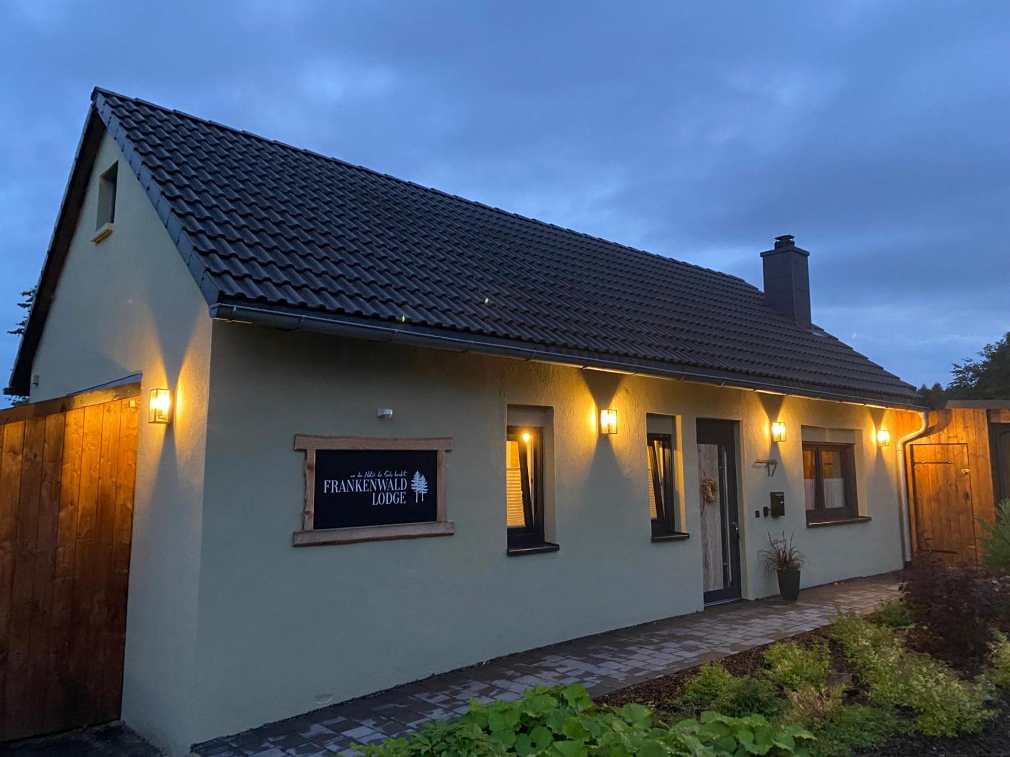 Frankenwald-Lodge Schwarzenbach am Wald Exterior foto